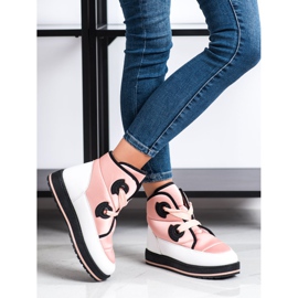 SHELOVET Trendiga snöskor rosa 1