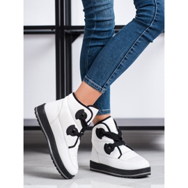 SHELOVET Trendiga snöskor vit 1