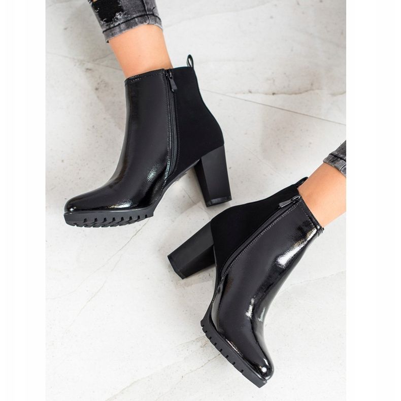Gogo Patentläder stövlar svart 2