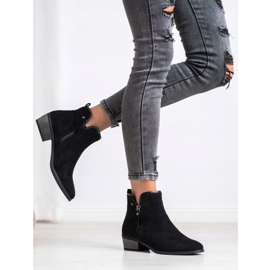 J. Star Stövlar med dekorativ dragkedja svart 1