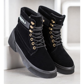 Weide Modebundna fotbollsskor svart 1