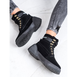 Weide Modebundna fotbollsskor svart 2