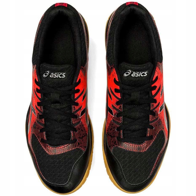 Asics Gel Rocket 9 svartröd 1071A030 003 volleybollskor för män 1