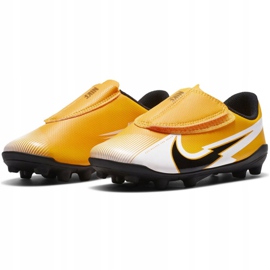 Nike Mercurial Vapor 13 Club Mg PS (V) Jr AT8162 801 fotbollsskor gul gul 1