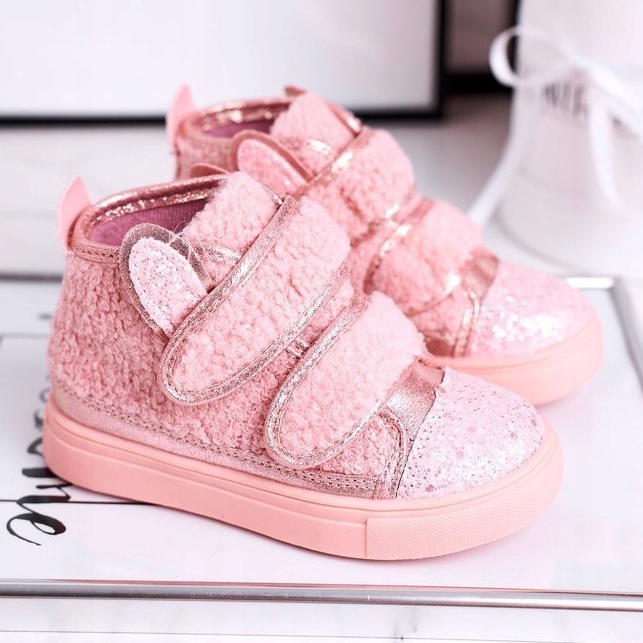 FRROCK Barns sneakers High Warm Pink Clifford rosa 1