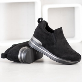 Gogo Varma skor på plattformen svart 1