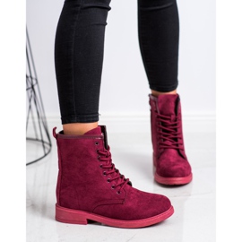 Emaks Mocka Trappers röd rosa 1