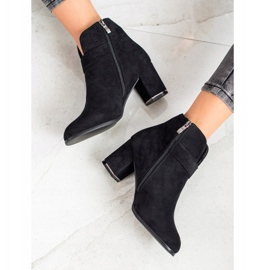Wilady Eleganta stövlar med spänne svart 1