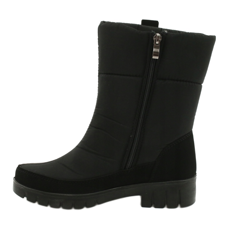 Light Fur Snow Boots Progress 20-09 svart 1