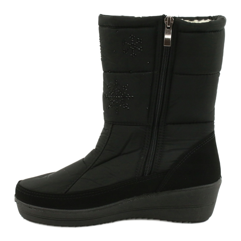 Light Fur Snow Boots Progress 20-01 svart 1