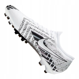 Nike Vapor 13 Pro Mds Ag M CJ9981-110 fotbollsskor svart, vit, grå / silver vit 1