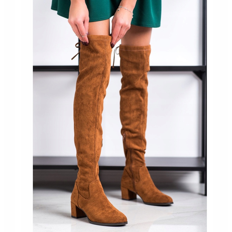 Knäskor från Sergio Leone brun 1