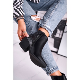 Damstövlar Warm Black Meatown svart grå 2