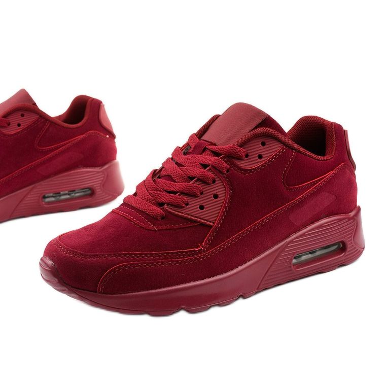 Röda sportskor för män 55109-2 2