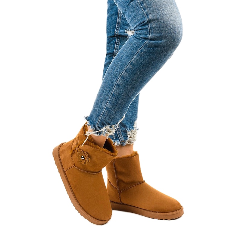 Bruna isolerade stövlar, emu Harelana typ 1