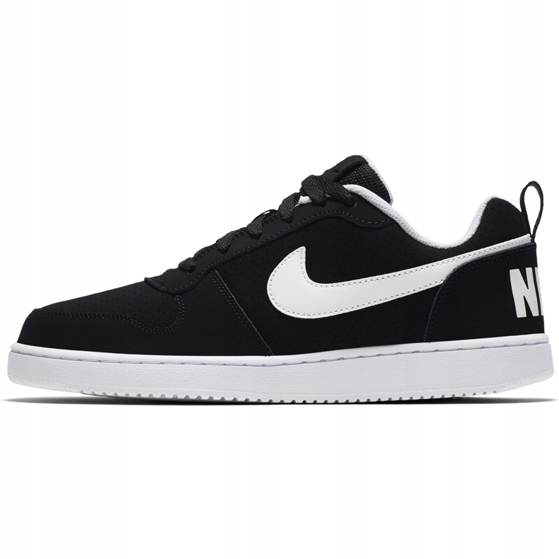 Nike Court Borough Low 838937 010 sko svart 1