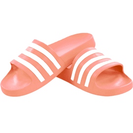 Adidas Adilette Aqua salmon EE7345 tofflor för kvinnor rosa 1