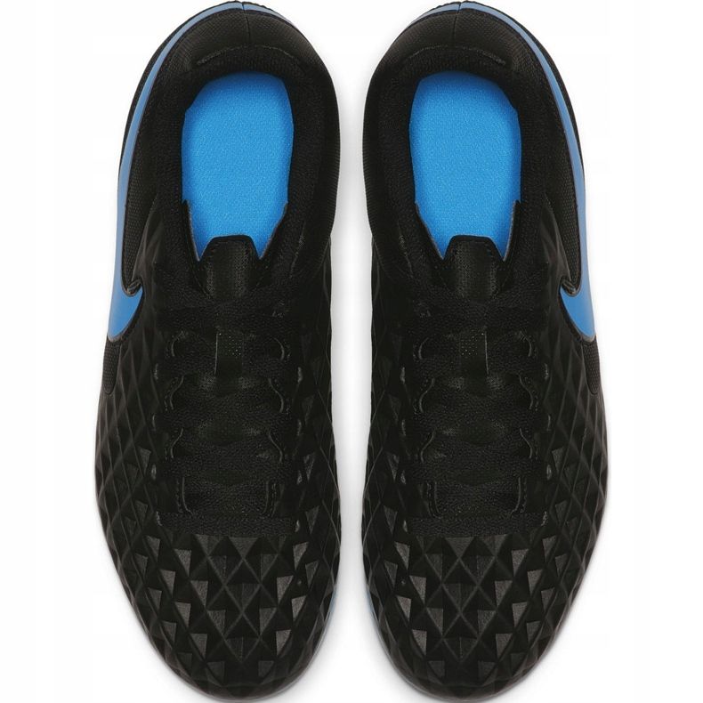 Nike Tiempo Legend 8 Club FG / MG AT6107 004 fotbollsskor svart svart 1