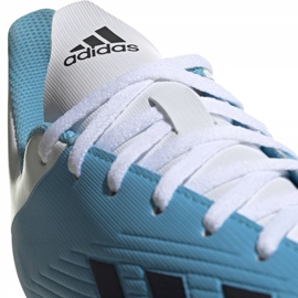 Fotbollsskor adidas X 19.4 FxG blå och vit F35378 1