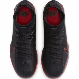Nike Mercurial Superfly 7 Academy Tf Junior AT8143 060 fotbollsskor svart svart 1