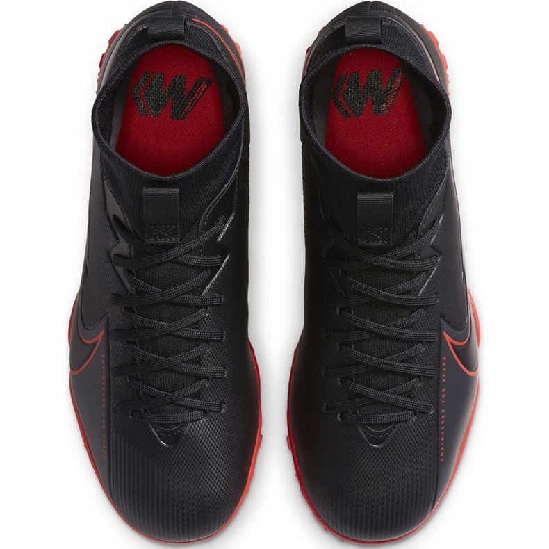 Nike Mercurial Superfly 7 Academy Tf Junior AT8143 060 fotbollsskor svart svart 1