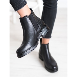 Super Me Svarta Jodhpur -stövlar Ormtryck 2