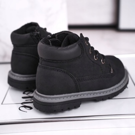 Apawwa Barn pojkar svarta stövlar Moa stövlar 2