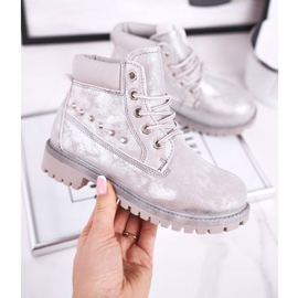 MSMG Barns varma stövlar med dubbar Silver Gonzo 2