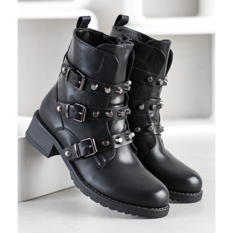 SHELOVET Varma arbetare med prydnader svart 2