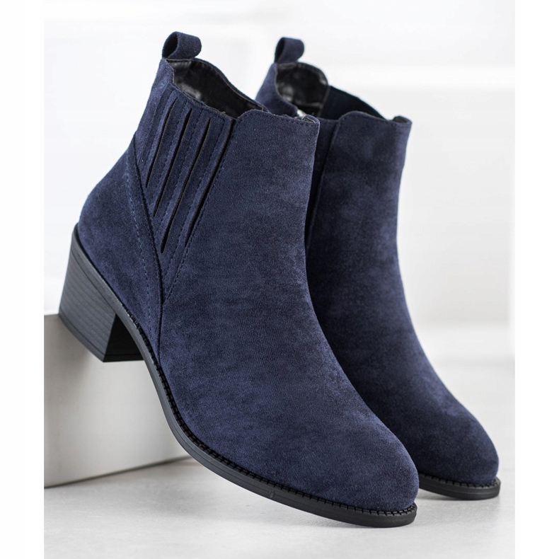 Camo Varma mockaskor marinblå 1