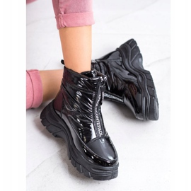 SHELOVET Snöskor på reglaget svart 1