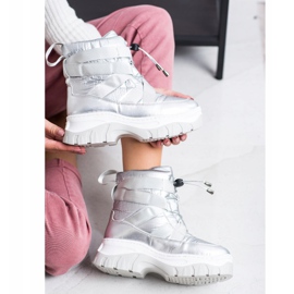 SHELOVET Värmande silver snöskor silver- 1