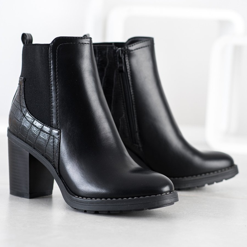 Super Me Klassiska stövlar med isolering svart 2