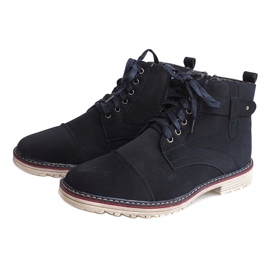 Höguppvärmda snörskor M589 Granat marinblå 1