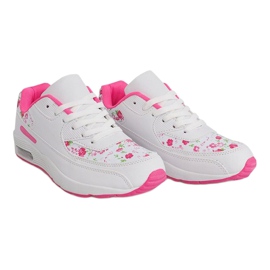 Flowers XT-18 vita sneakers rosa 2