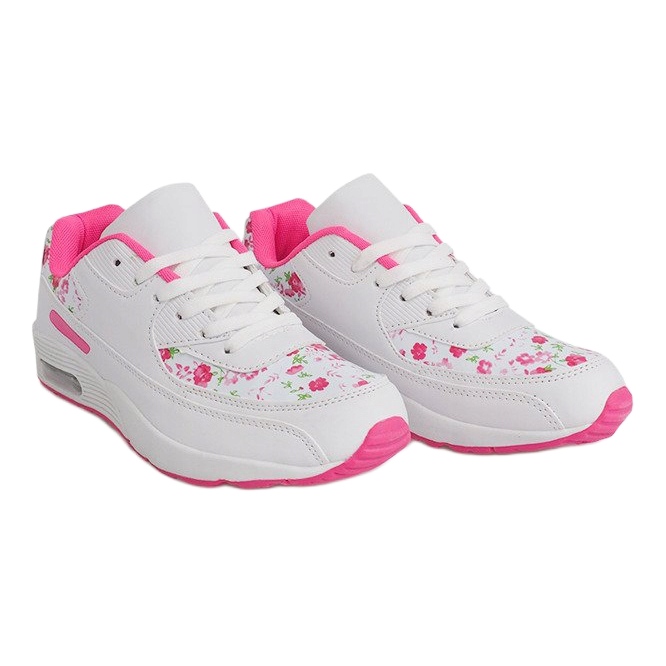 Flowers XT-18 vita sneakers rosa 2