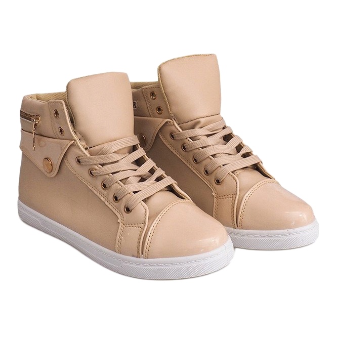Höga sneakers R-216 Beige 2
