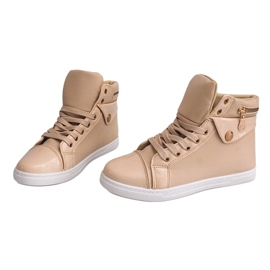 Höga sneakers R-216 Beige 1