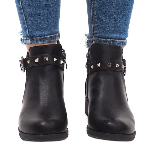 Massiva, isolerade Chelsea-stövlar CH-90 Black svart 2