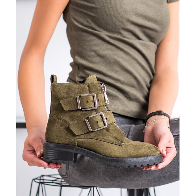 Corina Fritidsarbetare kaki grön 2