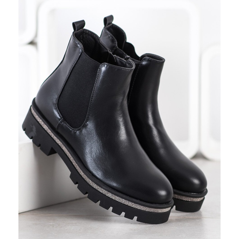 Sixth Sense Stövlar på plattformen svart 2