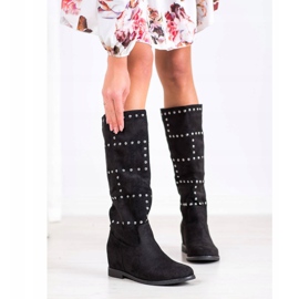 Seastar Wedge Slip-On stövlar svart 1