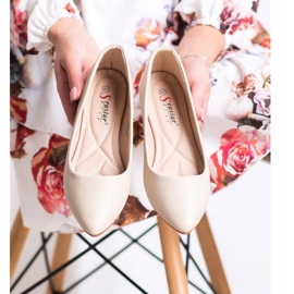 Seastar Beige Eco Leather Ballerinas 1