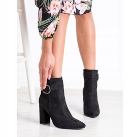 Weide Eleganta stövlar med spänne svart 1