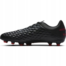 Nike Tiempo Legend 8 Club FG / MG M AT6107 060 fotbollsskor svart, röd, svart / silver svart 2