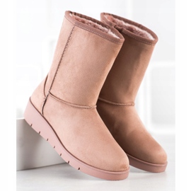 Kylie Hög Mukluki beige 1