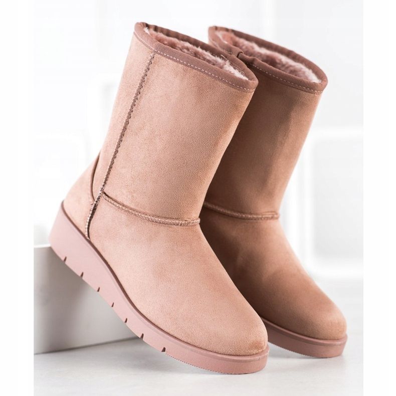 Kylie Hög Mukluki beige 1