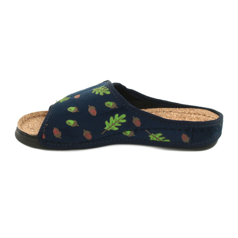 Befado Inblu damskor 155D115 marinblå grön 2