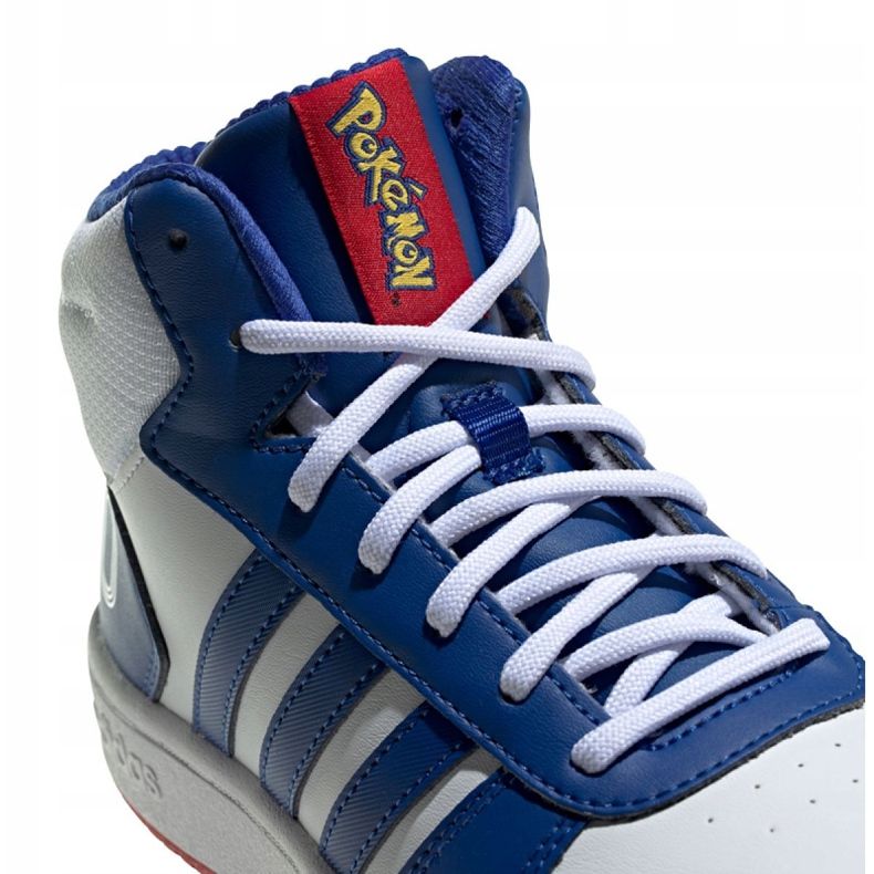 Adidas Hoops Mid 2.0 Jr FW3167 skor vit blå 2
