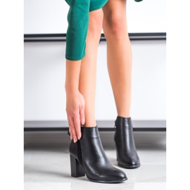 Cm Paris Eleganta ekoläderkängor svart 1